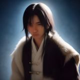 内容安全顾问周舟的证件照风格头像，深色西装，表情严肃专业